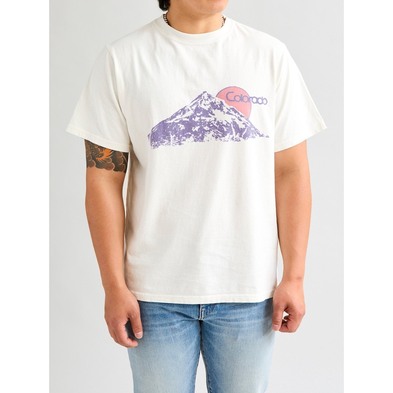 “Colorado” Special Finish T-Shirt in Off White