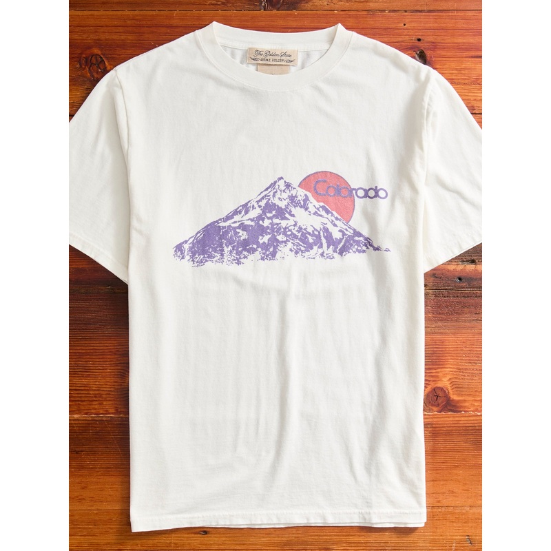 “Colorado” Special Finish T-Shirt in Off White