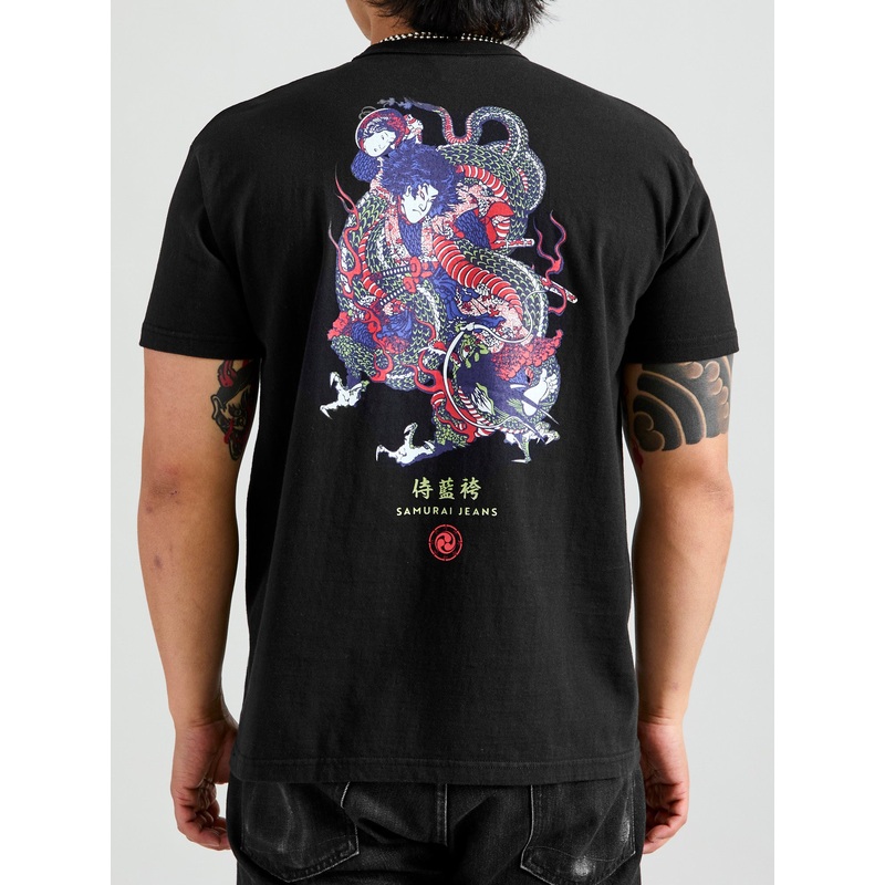 “Dragon Slayer Ryuou-Taro” Heavyweight T-Shirt in Black