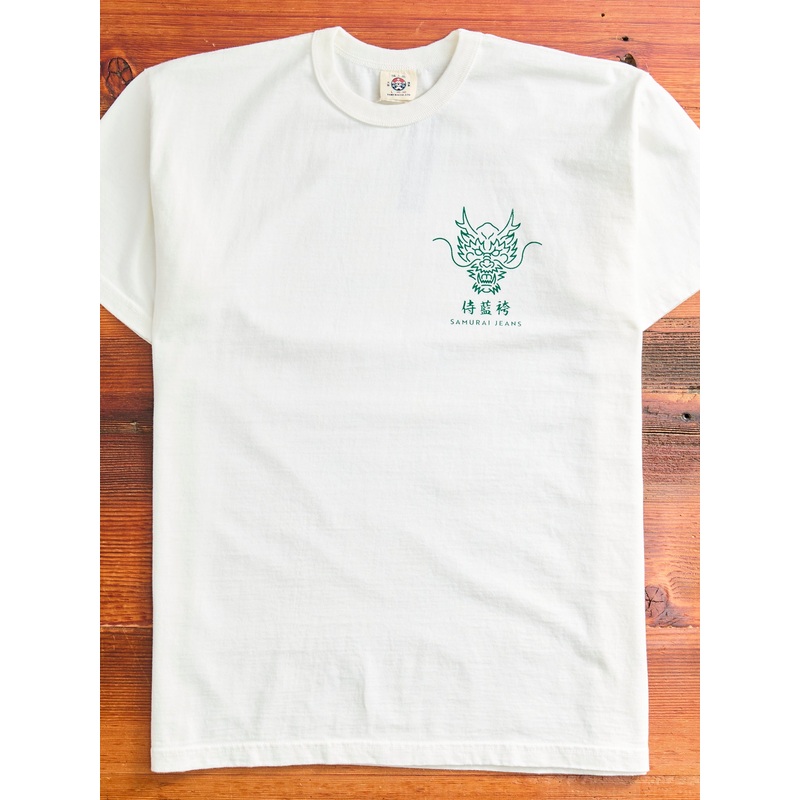 “Dragon Slayer Ryuou-Taro” Heavyweight T-Shirt in White
