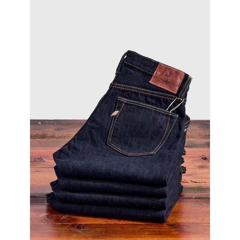 PER-EX-019-ID “Persimmon Extra Slub” 15oz Rinsed Selvedge Denim – Relaxed Tapered Fit