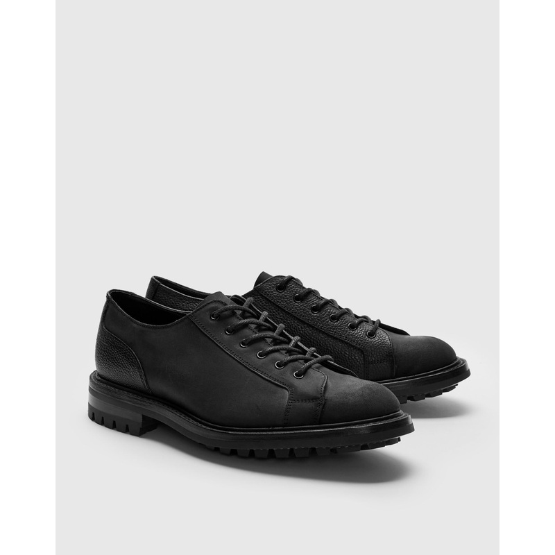 “Crash” Monkey Shoe in Double Black