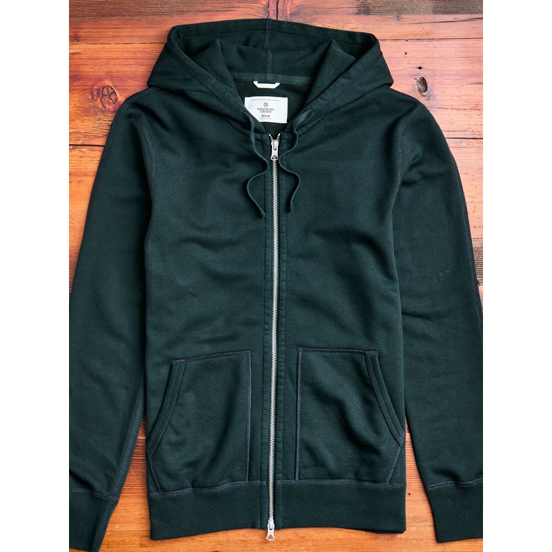 Zip Hoodie in Petrol