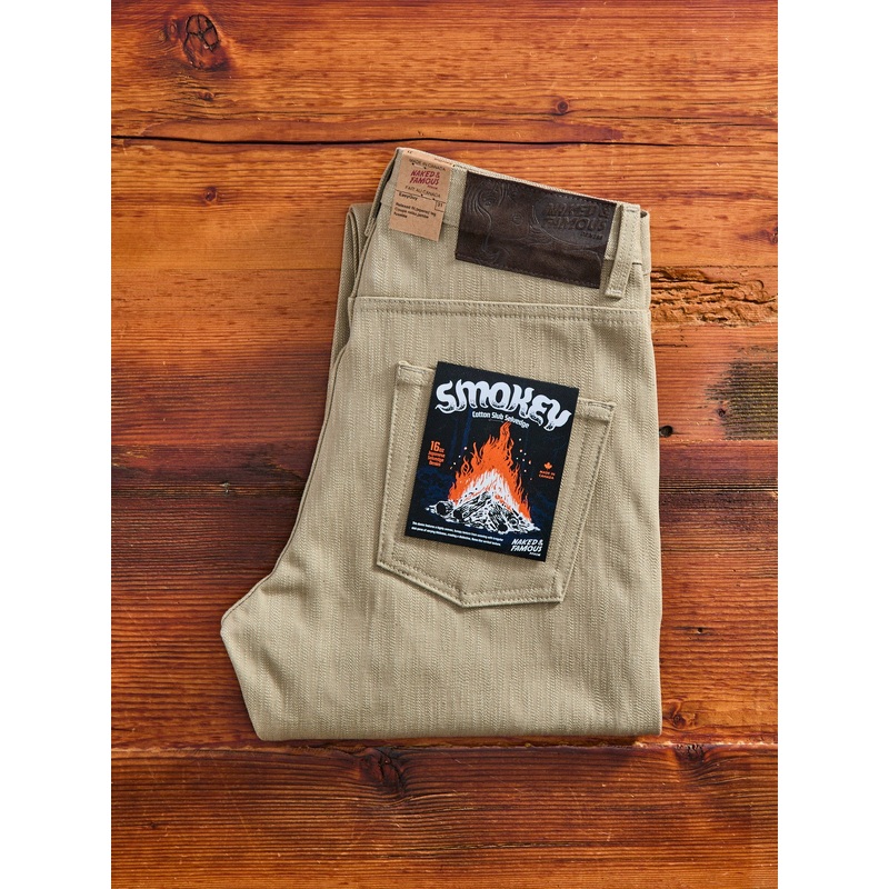 “Smokey Cotton Slub” 16oz Selvedge Denim – Easy Guy Fit