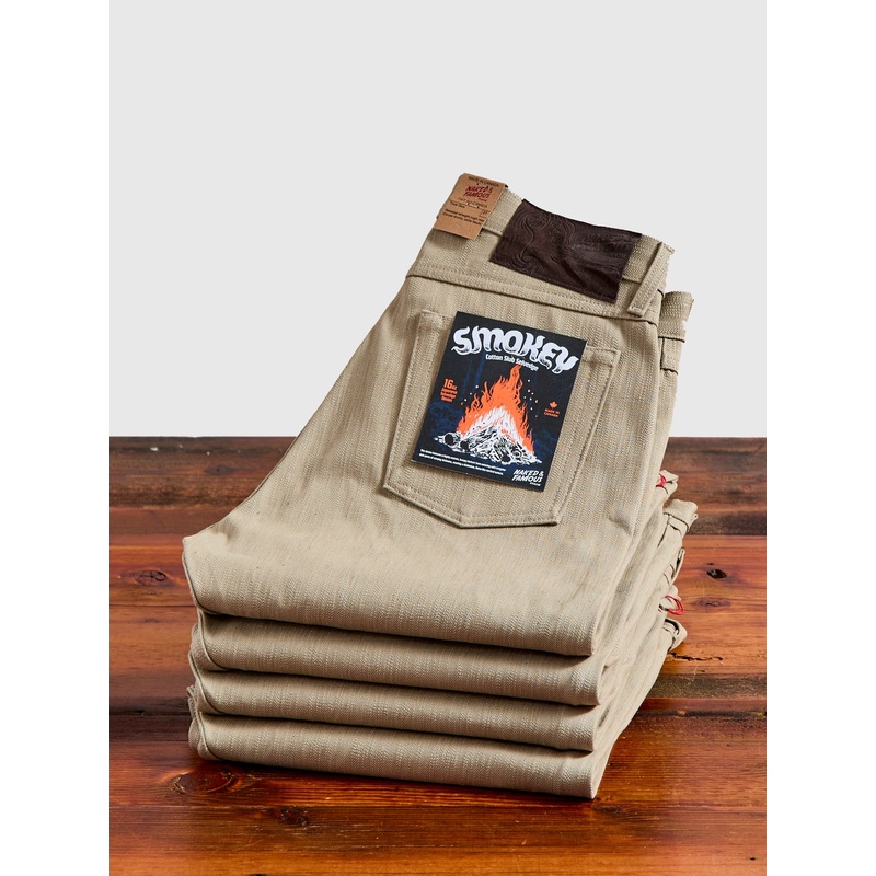 “Smokey Cotton Slub” 16oz Selvedge Denim – True Guy Fit