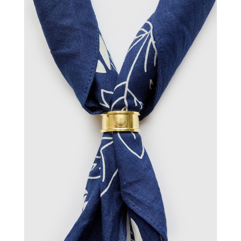 Bandana Ring in Brass