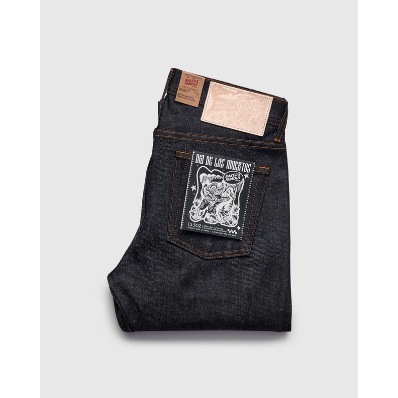 “Dia De Los Muertos Selvedge” 12.5oz Selvedge Denim – Weird Guy Fit