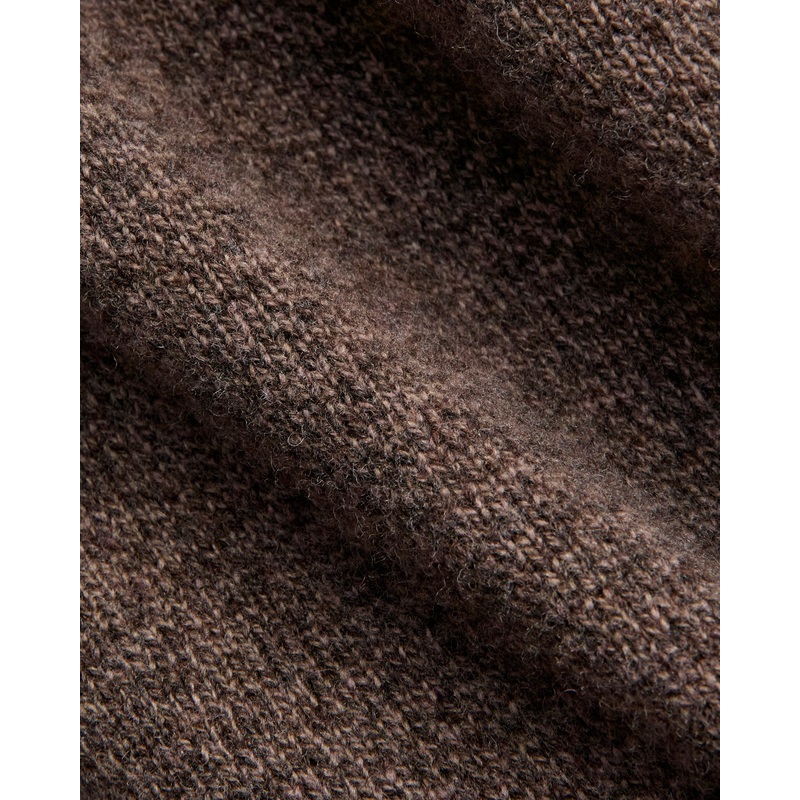 “Soft Poison” Wool Sweater in Brown Mix