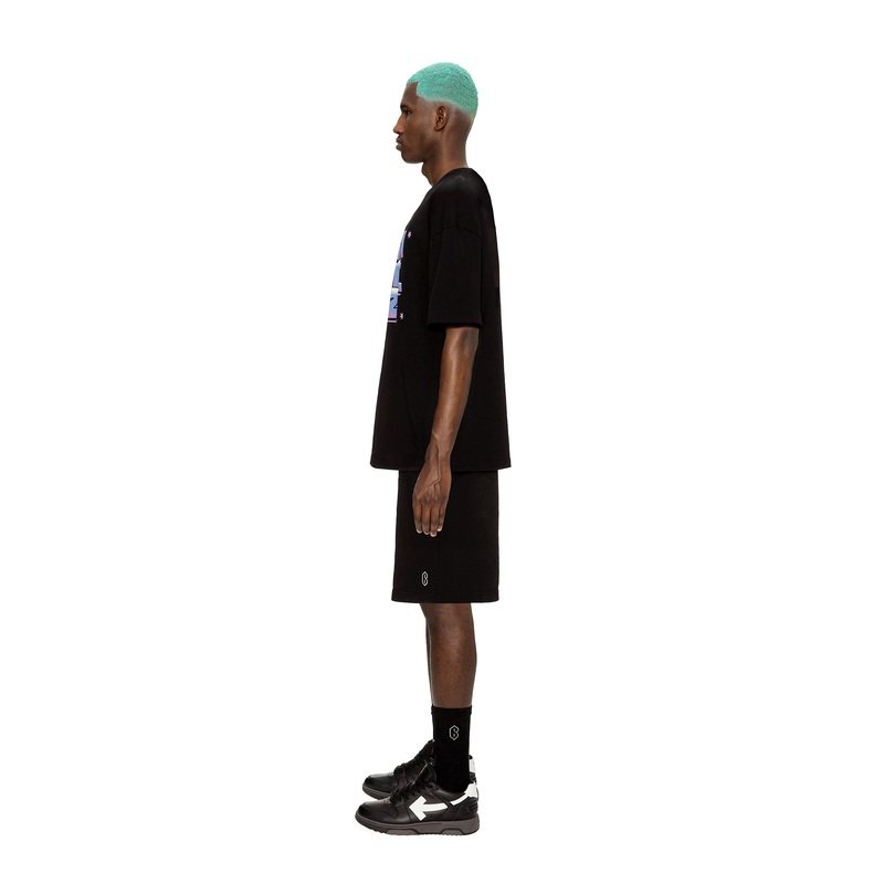 AIRBRUSH T-SHIRT BLACK