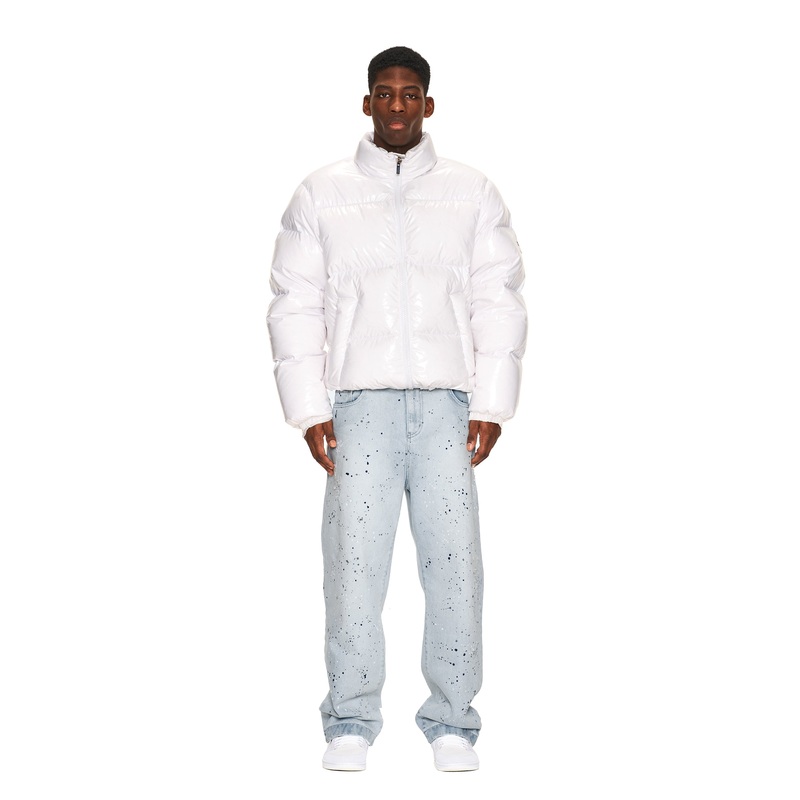 DOWN JACKET WHITE SHINY