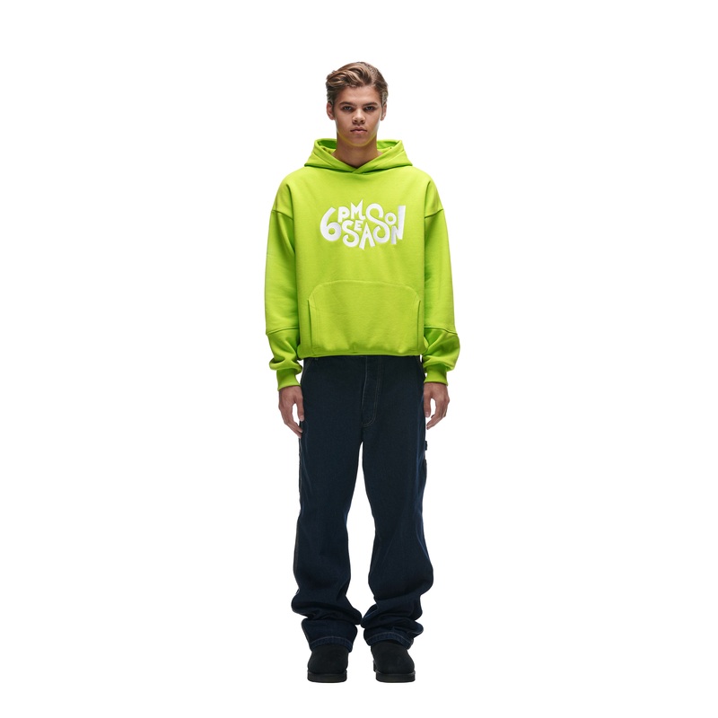 DOUBLE HOODIE LIME