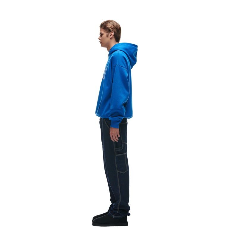 DOUBLE HOODIE ROYAL BLUE