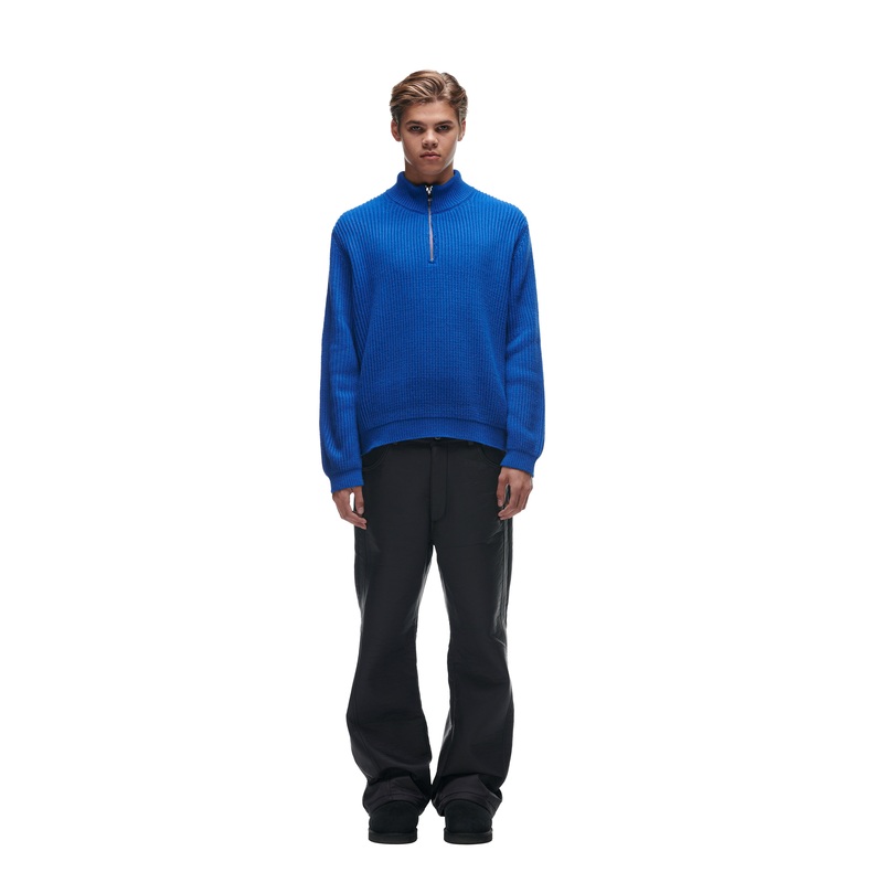 HALFZIP KNIT ROYAL BLUE