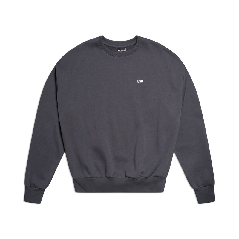 CREWNECK ANTHRACITE