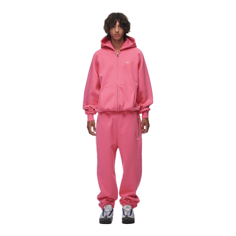 ZIP HOODIE HOT PINK