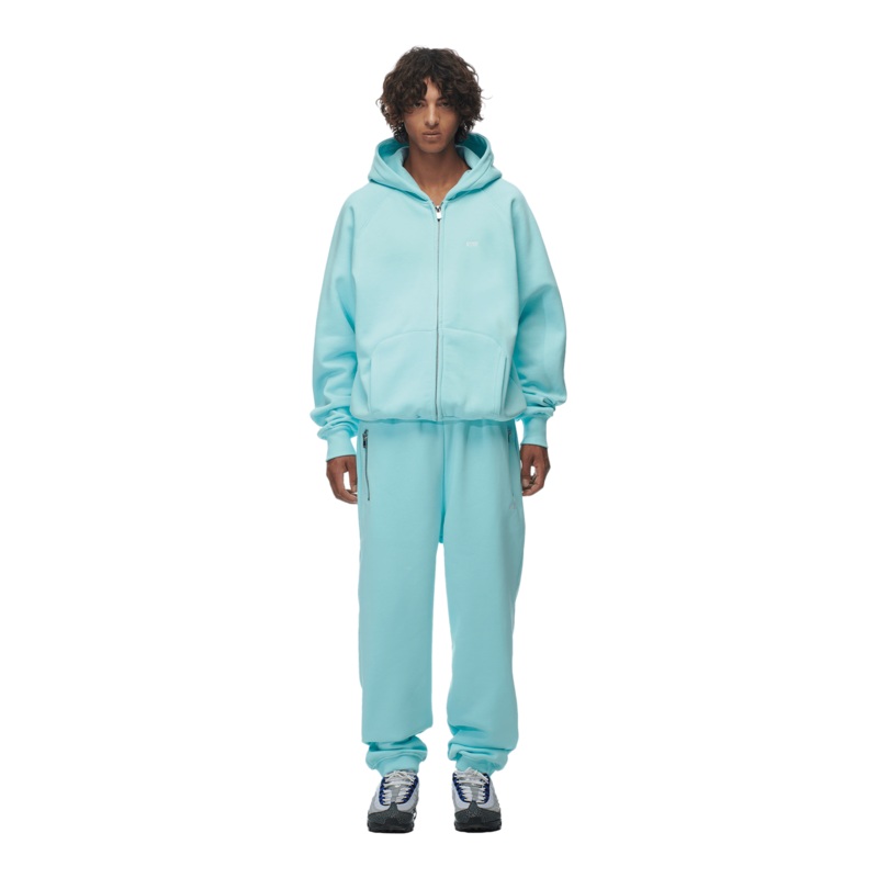 ZIP HOODIE TURQUOISE