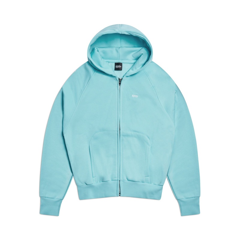 ZIP HOODIE TURQUOISE
