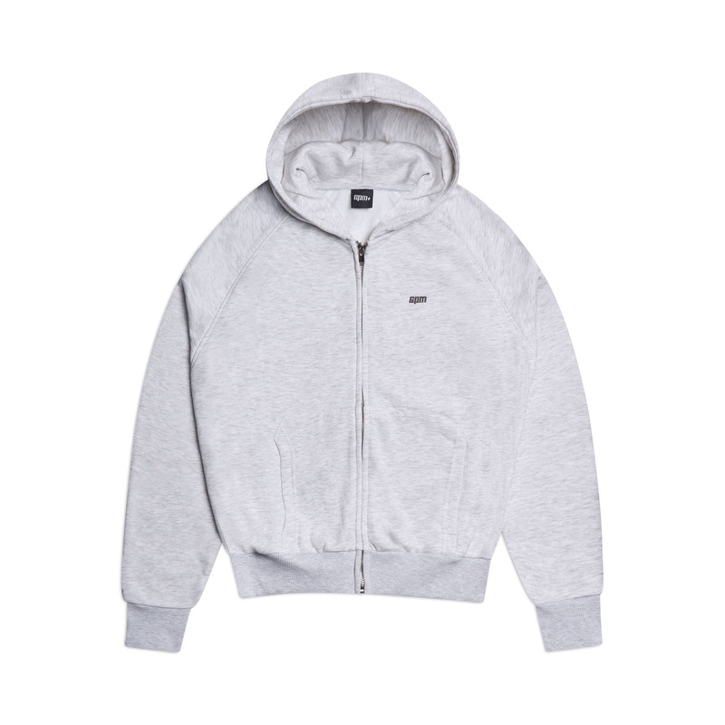 ZIP HOODIE LIGHT GREY