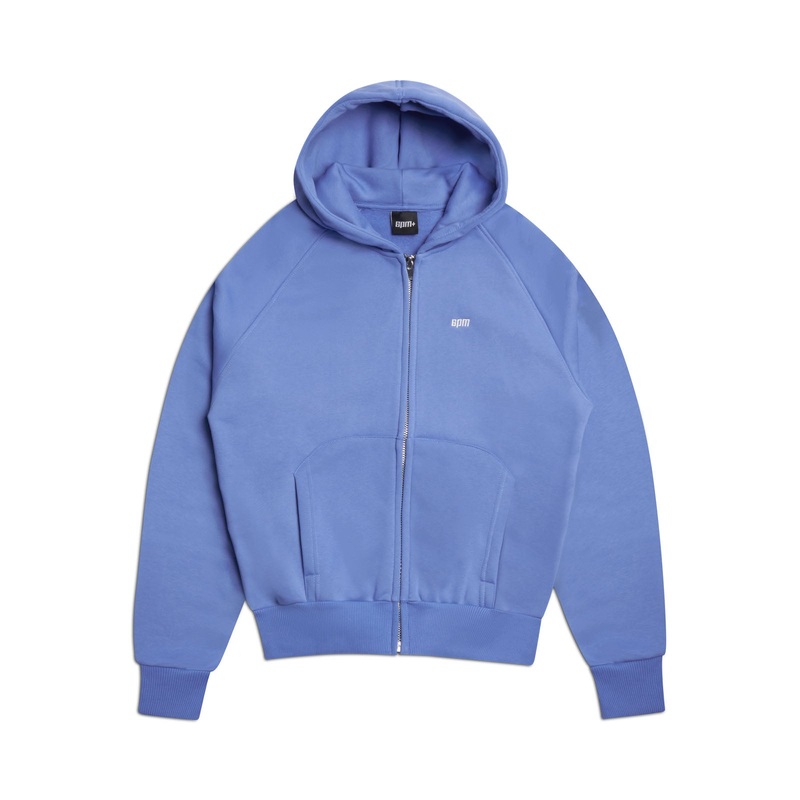 ZIP HOODIE PERSIAN BLUE