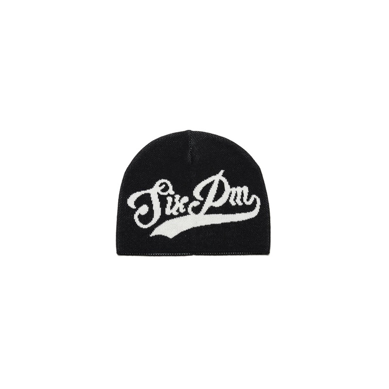SCRIPT LOGO BEANIE BLACK