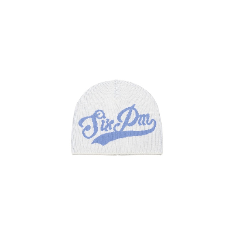 SCRIPT LOGO BEANIE CREAM