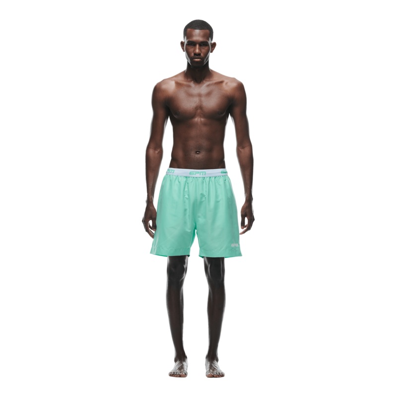 BOXER SWIM SHORTS LIGHT MOSS