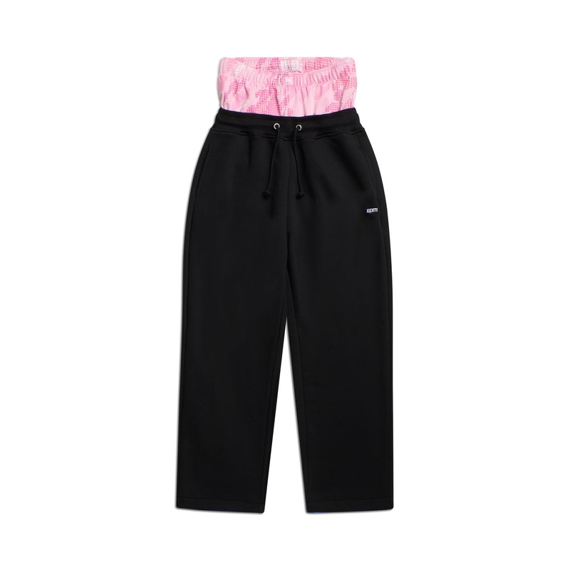 BOXERS OPEN LEG JOGGER BLACK