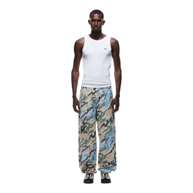 DOT CAMO TRACK PANTS