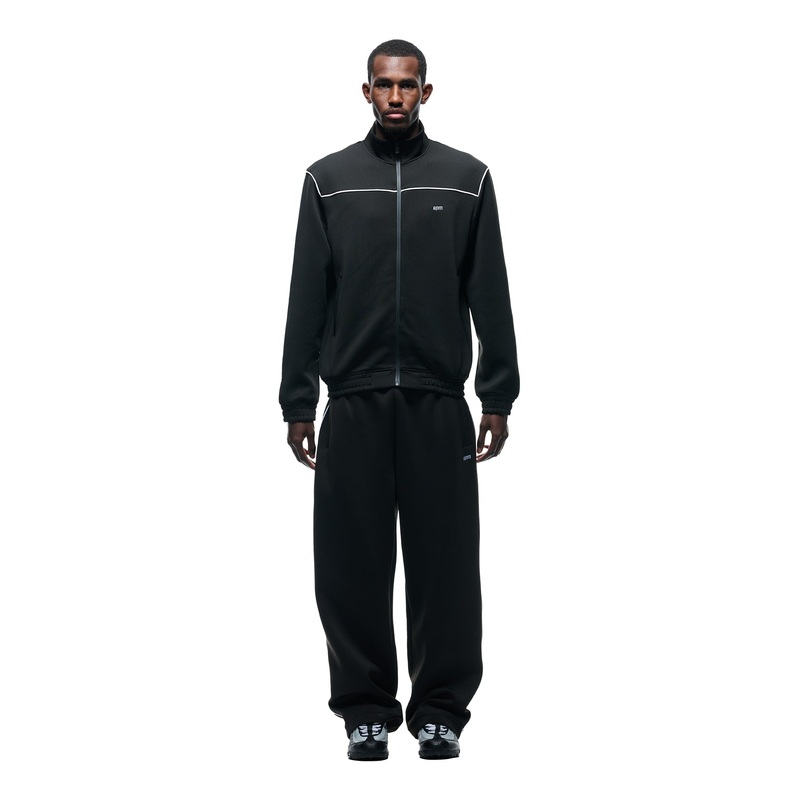 NEOPRENE TRACK JACKET BLACK