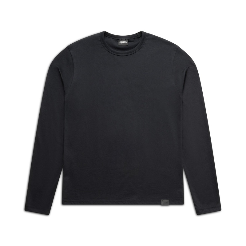 6PM+ SLIM FIT LONGSLEEVE FADED BLACK