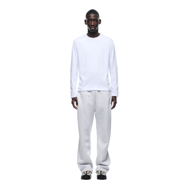 6PM+ SLIM FIT LONGSLEEVE WHITE