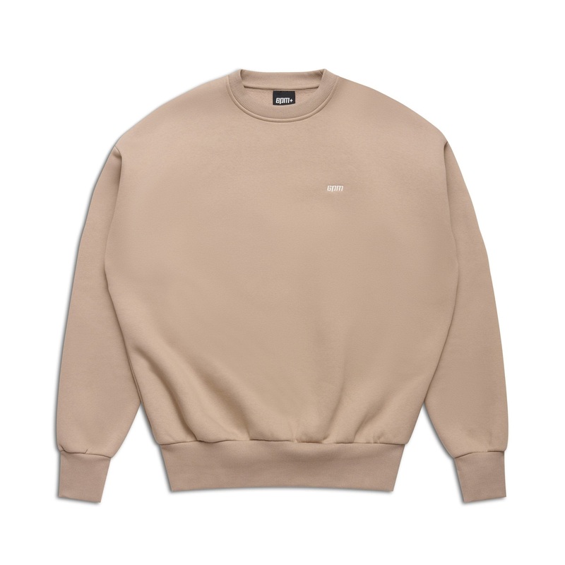CREWNECK MOCCA CREAM