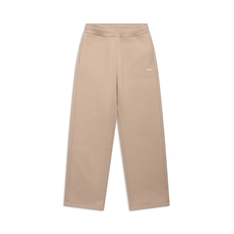 OPEN LEG JOGGER MOCCA CREAM