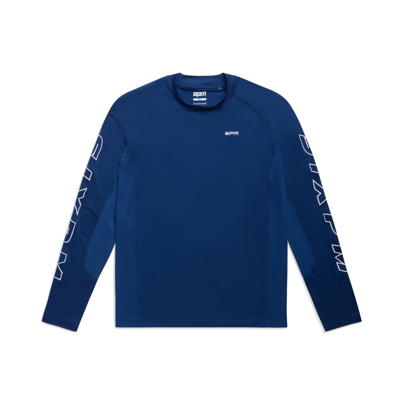 6PM SPORTS LONGSLEEVE DEEP SEA BLUE