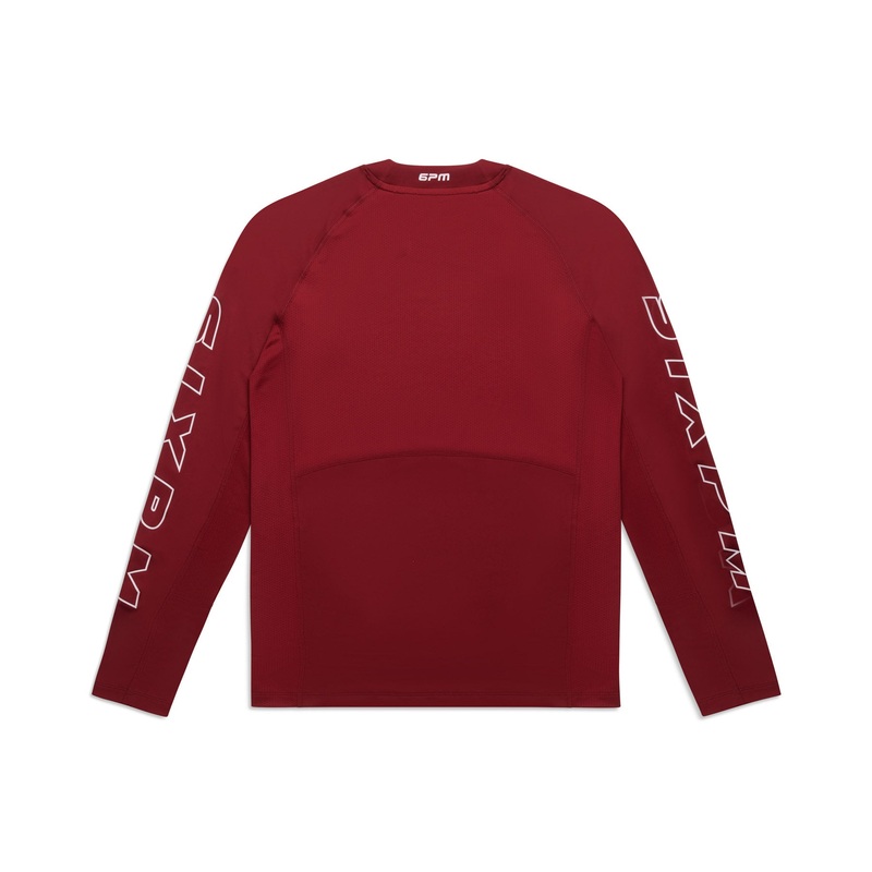 6PM SPORTS LONGSLEEVE WINE RED