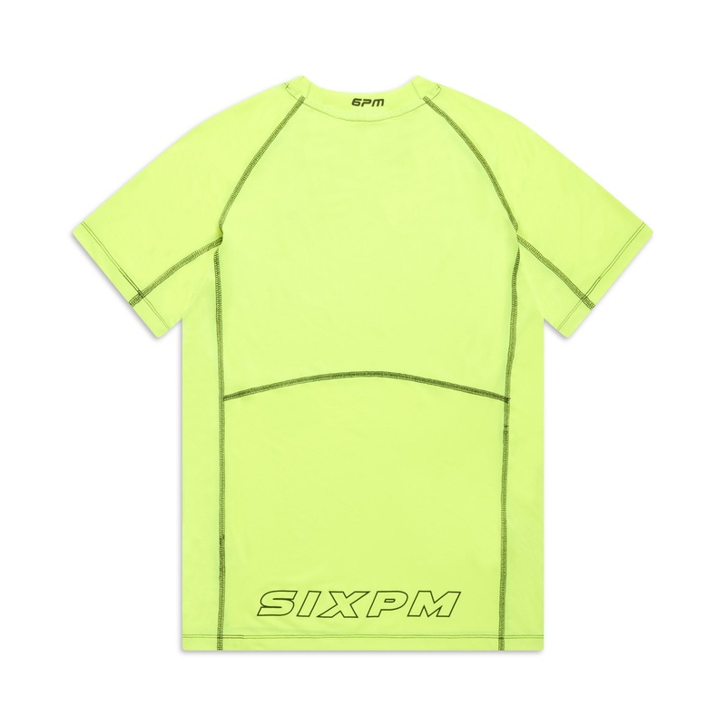 6PM SPORTS T-SHIRT NEON YELLOW