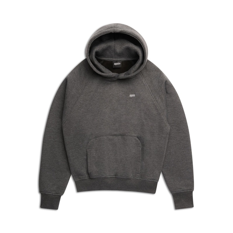 HOODIE DARK GREY MELANGE