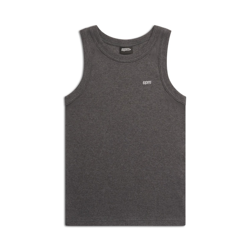 TANK TOP DARK GREY MELANGE