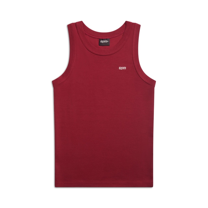 TANK TOP WINE RED