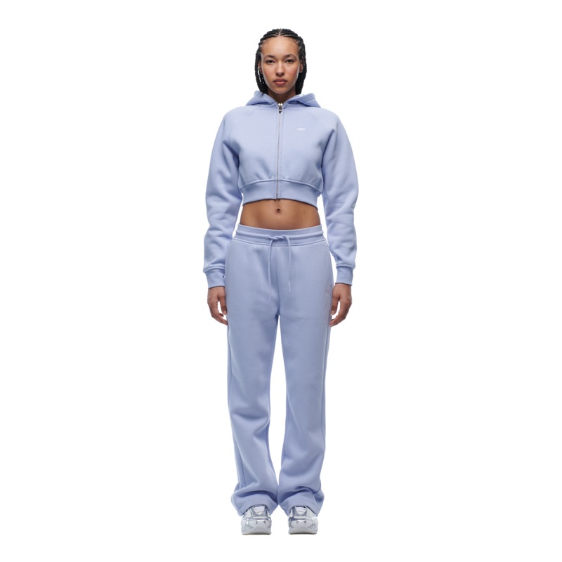 WMNS CROPPED ZIP HOODIE SOFT VIOLET