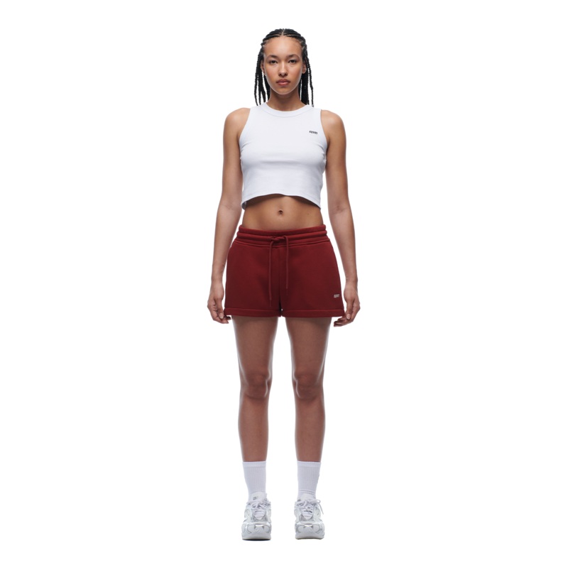 WMNS SHORTS WINE RED