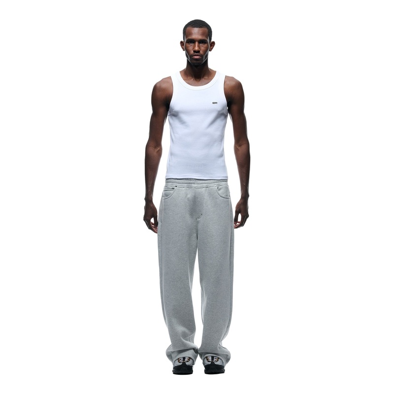 X-TRA WIDE 5-POCKET JOGGER GREY