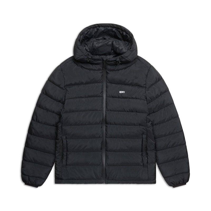 LIGHT WEIGHT PUFFER JACKET BLACK