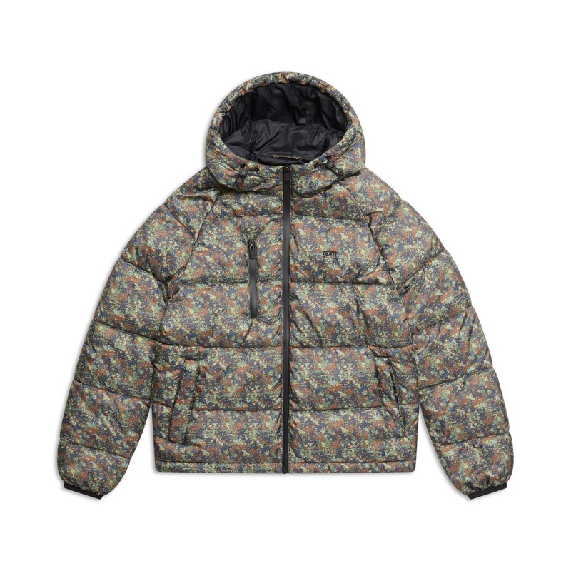 PUFFER JACKET MINI CAMO